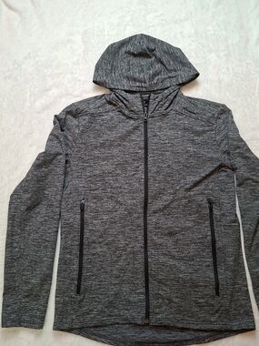 Banana Republic Men's Gray Hooded Lightweight Jacket Size S